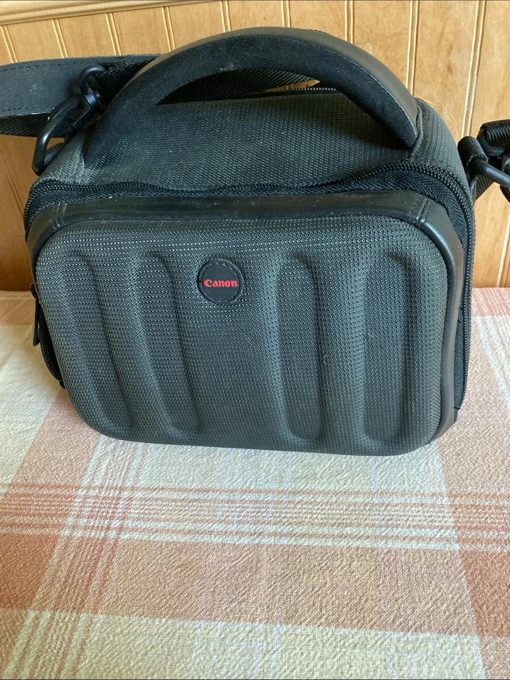 Canon Digital Video camcorder and accessories in black case